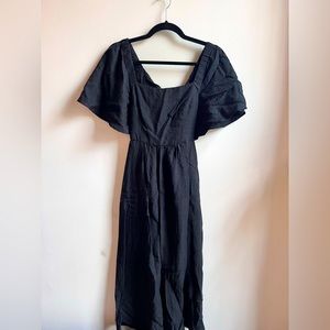 Black Dress with Tie Back